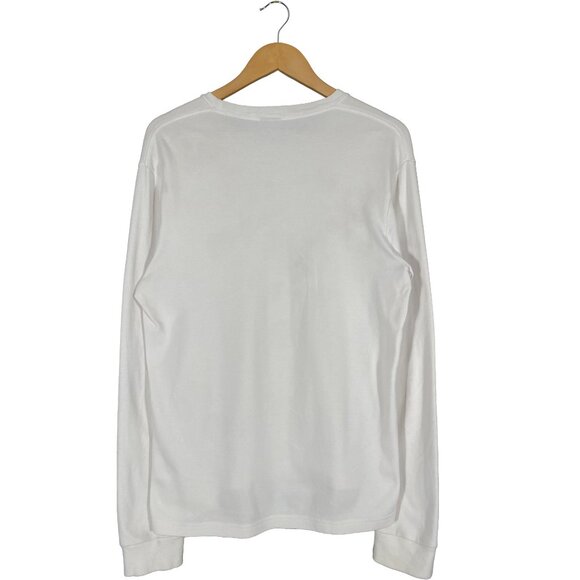 Octobers Very Own Classic Logo Long Sleeve Crew T-shirt White men's size Large - Picture 2 of 9